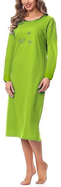 Merry Style Nachthemd Damen Langarm Nachthemd 91LW1 (1-tlg) günstig online kaufen