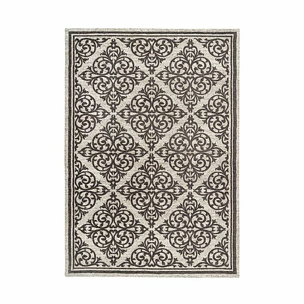 MeGusta Kurzflor Teppich Vintage UsedLook Grau 120x170 cm Rosario günstig online kaufen