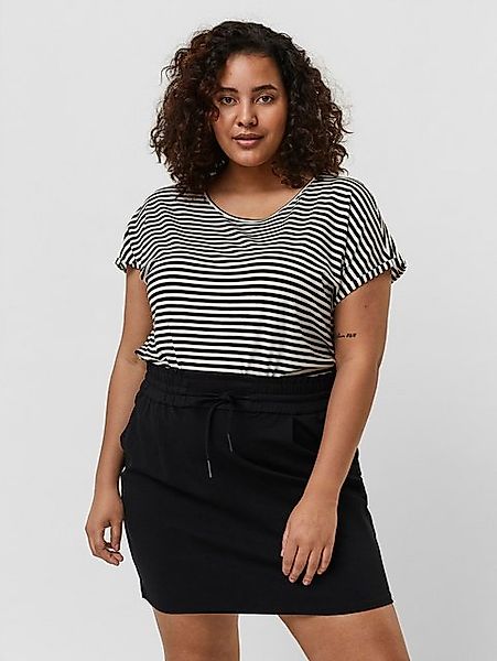 Vero Moda Curve Kurzarmshirt VMAVA PLAIN SS TOP STRIPE GA NOOS CURVE günstig online kaufen