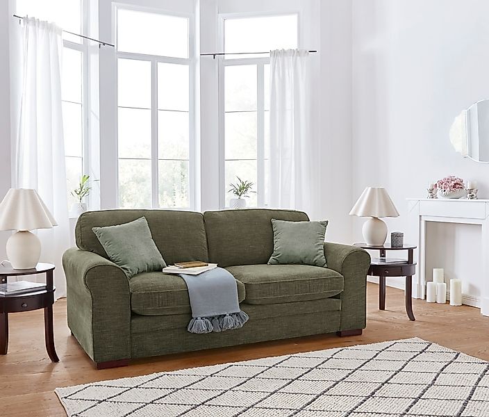 Home affaire "Broughton" weicher Sitzkomfort, incl. 2 Zierkissen, Keder günstig online kaufen