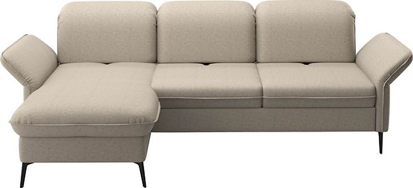 sit&more Ecksofa Emely, mit Sitztiefenverstellung optional mit Bettfunktion günstig online kaufen