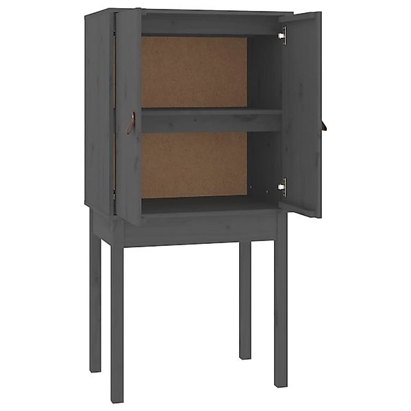 vidaXL Highboard Grau 60x40x120 cm Massivholz Kiefer 821746 günstig online kaufen