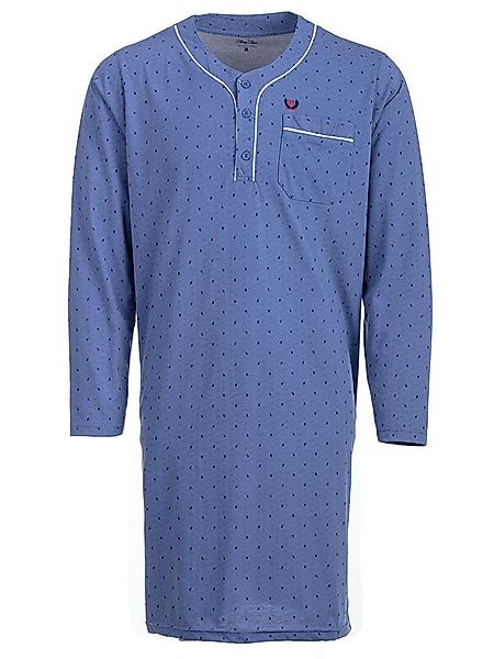 Henry Terre Nachthemd Nachthemd Langarm - Zacken günstig online kaufen