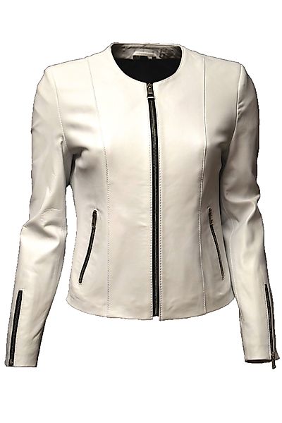 Zimmert Leather Lederjacke Linda Kragenlos günstig online kaufen