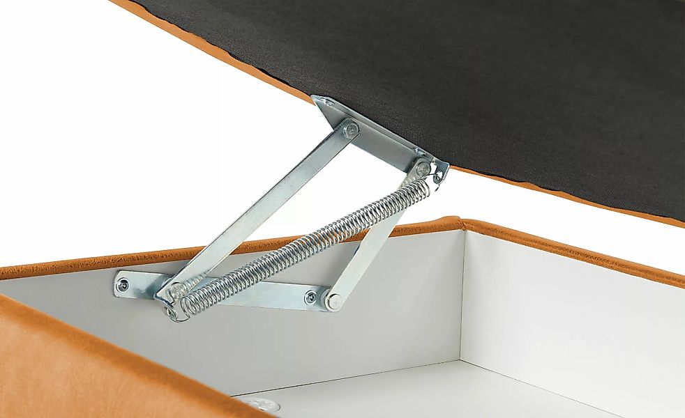 Mein Sofa bold XXL - Hocker  Beata ¦ gelb ¦ Maße (cm): B: 130 H: 45 T: 65.0 günstig online kaufen