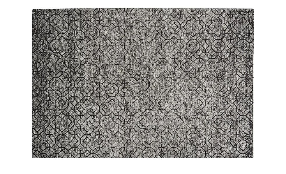 Kurzflorteppich - grau - Synthethische Fasern - 130 cm - Sconto günstig online kaufen