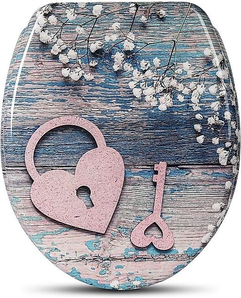 Woltu WC-Sitz (1-St), mit Absenkautomatik, Duroplast, Softclose Scharnier günstig online kaufen