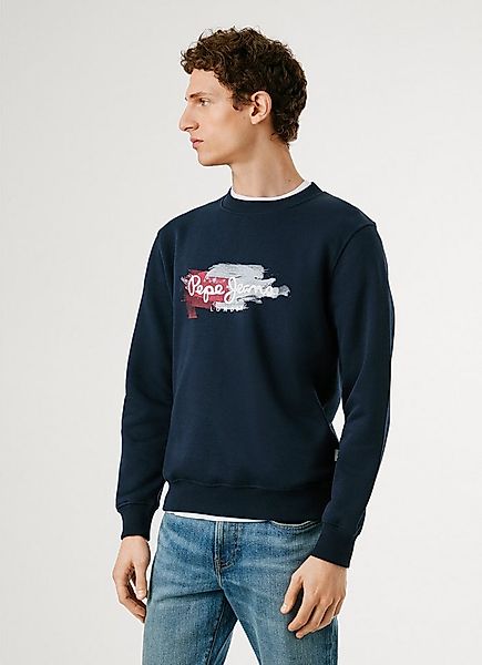 Pepe Jeans Sweatshirt TREY CREW Regular Fit mit Rundhals günstig online kaufen