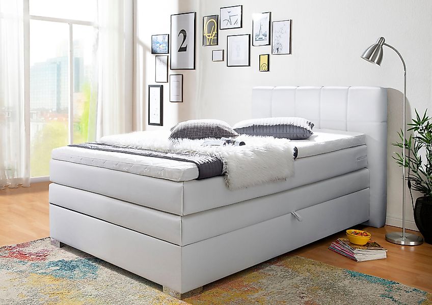 INOSIGN Boxspringbett "Airdrie", inkl. Bettkasten und Topper günstig online kaufen