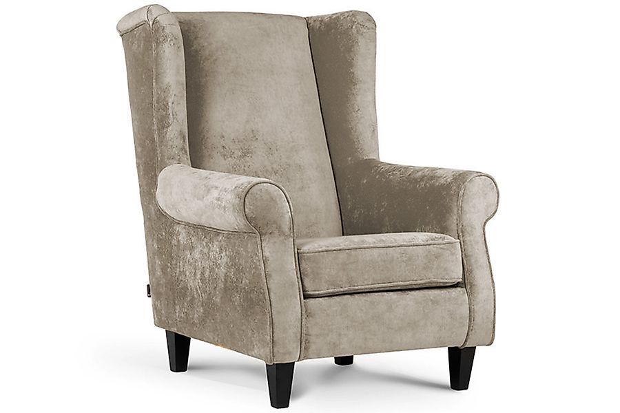KONSIMO® Ohrensessel MILES Gepolsterter Sessel, mit günstig online kaufen