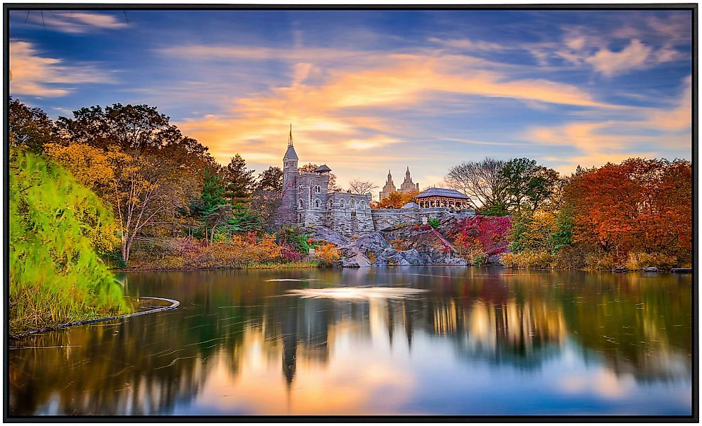 Papermoon Infrarotheizung »Central Park Castle«, sehr angenehme Strahlungsw günstig online kaufen