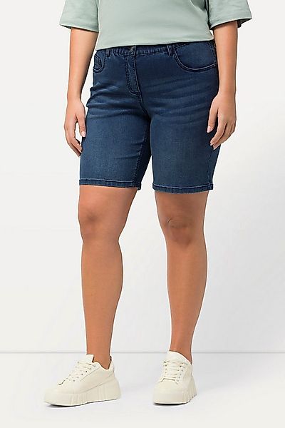 Ulla Popken Bermudas Jeansbermuda Mandy 5-Pocket-Form Komfortbund günstig online kaufen