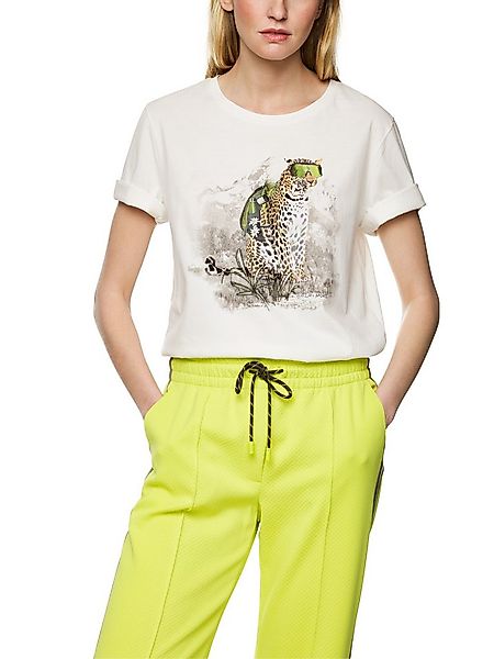Marc Cain T-Shirt Leo Hike Premium Damenmode Rundhals, mit Leo-Print, gerad günstig online kaufen
