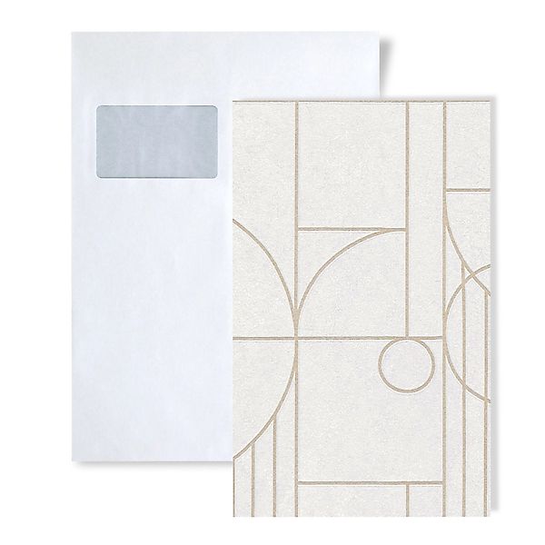 PROFHOME 1 MUSTERSTÜCK S-386992-GU DIN A4 MUSTER der Metallic-Tapete günstig online kaufen