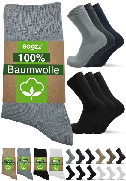 sogzz Businesssocken 6-12 Paar 100% Baumwolle günstig online kaufen