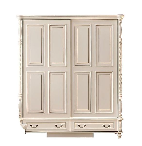 Xlmoebel Kleiderschrank Neuer Kleiderschrank im klassischen Landhausstil fü günstig online kaufen
