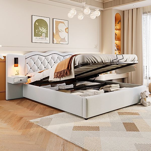 HAUSS SPOLE Polsterbett 180x200cm mit USB-Anschluss, günstig online kaufen