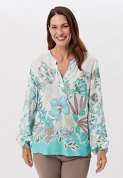 FRANK WALDER Schlupfbluse mit sommerlichen Panneauxprint günstig online kaufen