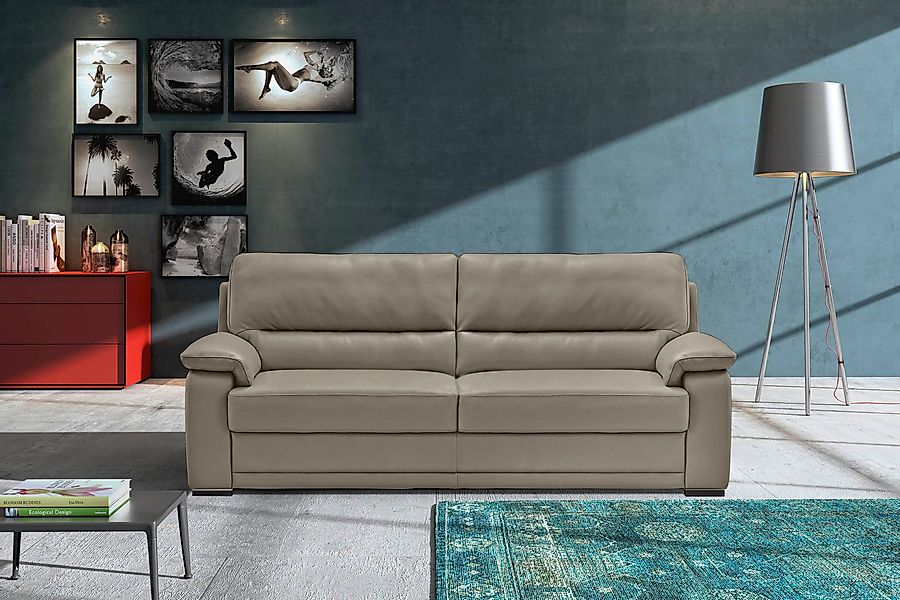 Egoitaliano 2,5-Sitzer Doris, modernes Designersofa, Ledersofa günstig online kaufen