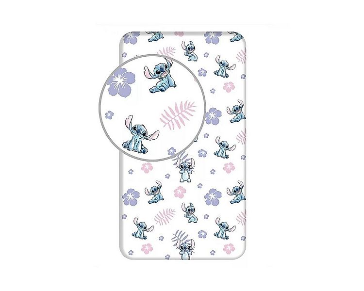Lilo & Stitch Spannbettlaken Disney Stitch Spannbettlaken Stitch 90x200 cm, günstig online kaufen