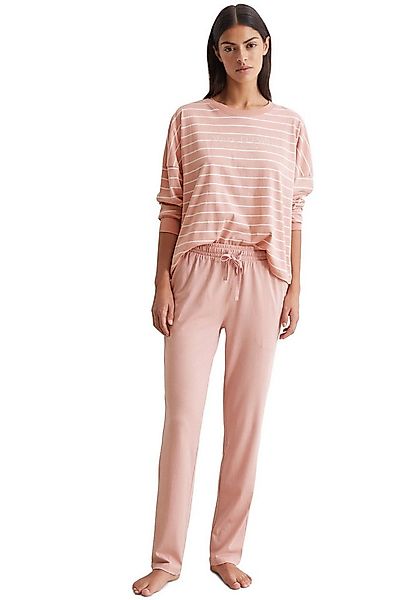 Marc O'Polo Pyjama Mix & Match Cotton-Woven (Set, 2 tlg) mit Oberteil in Ri günstig online kaufen