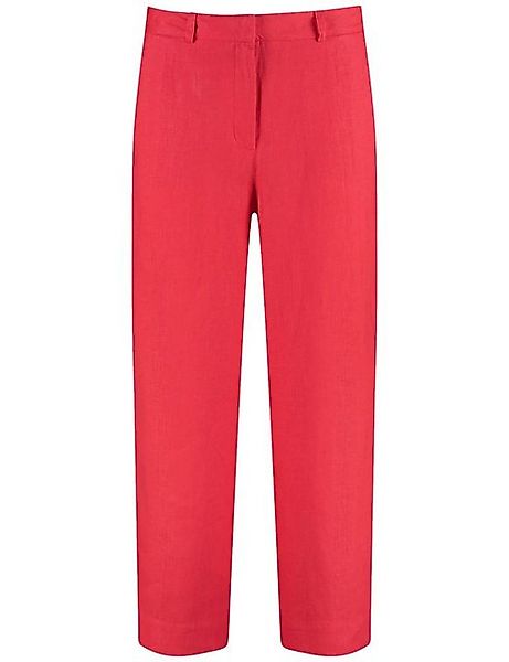 Taifun Leinenhose – Leinen Loose Fit Hose mit weitem Bein in Trendfarbe günstig online kaufen