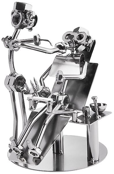 BRUBAKER Dekofigur Metallskulptur Schraubenmännchen Zahnarzt (1 St., Metall günstig online kaufen