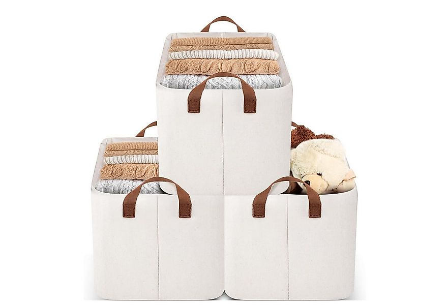 BlingBin Aufbewahrungskorb 3-Pack 26L, Schrank Organizer, Korb für Badezimm günstig online kaufen