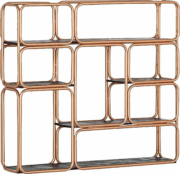 Wandregal  Fence ¦ gold ¦ Maße (cm): B: 100 H: 93 T: 24.0 Regale > Wandrega günstig online kaufen