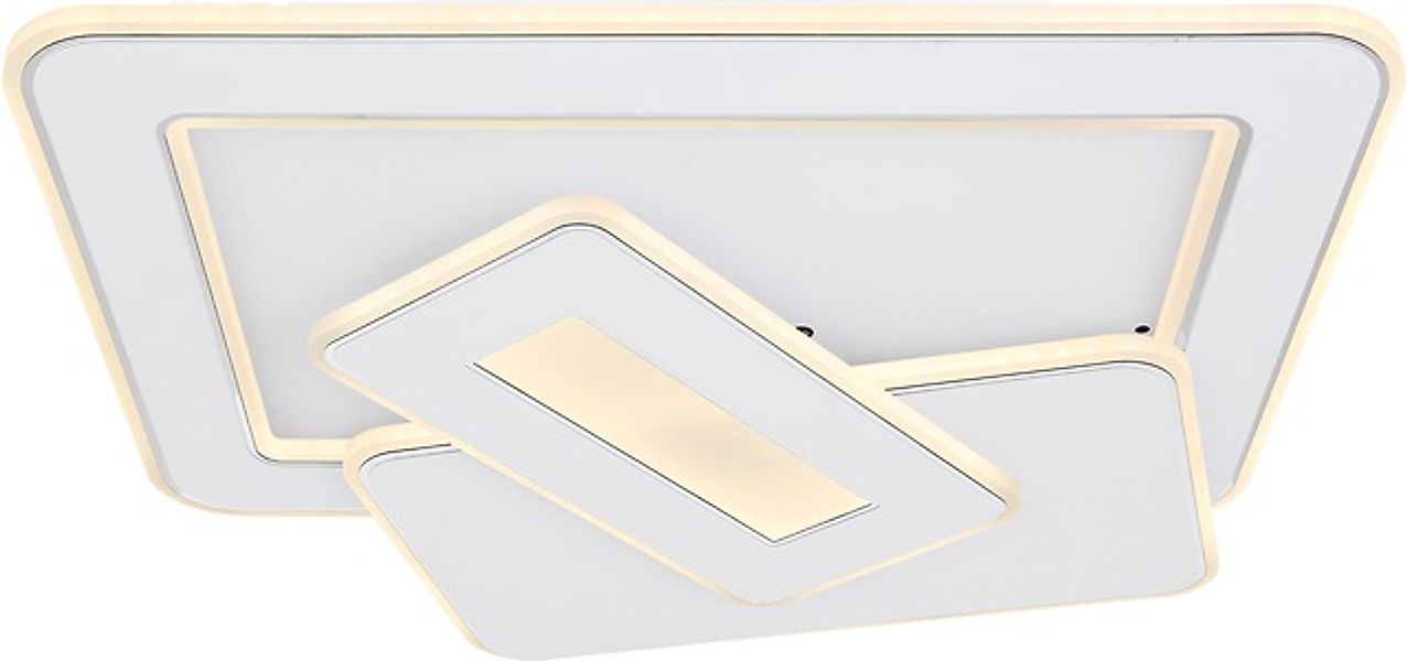 GLOBO LIGHTING Deckenleuchte »KIQUE« LED-Modul 1 Stk. warmweiß - kaltweiß D günstig online kaufen