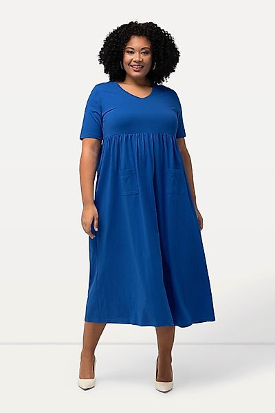 Ulla Popken Maxikleid Jerseykleid Empirenaht A-Linie günstig online kaufen