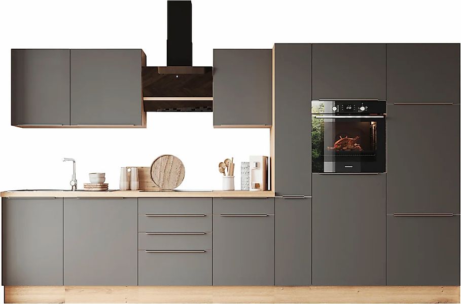 RESPEKTA Küchenzeile "Safado aus der Serie Marleen" Breite 370 cm, mit Soft günstig online kaufen