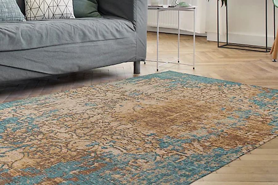 Padiro Teppich "Primavera 725" rechteckig 5 Höhe Flachgewebe, farbenfroher günstig online kaufen