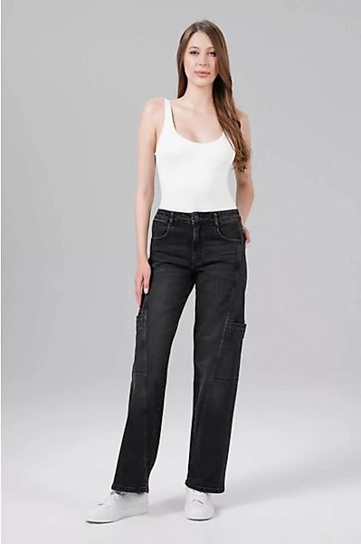 Miracle of Denim 5-Pocket-Jeans Nova Wide Leg (1-tlg) günstig online kaufen