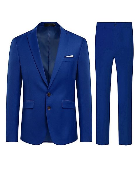 Allthemen Anzug (2 tlg) Herren Anzug mit 2 Knöpfe Hochzeitanzug komplett Se günstig online kaufen