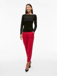 Vila Blusenshirt Spitzenmuster, Lange Ärmel, Elegante günstig online kaufen