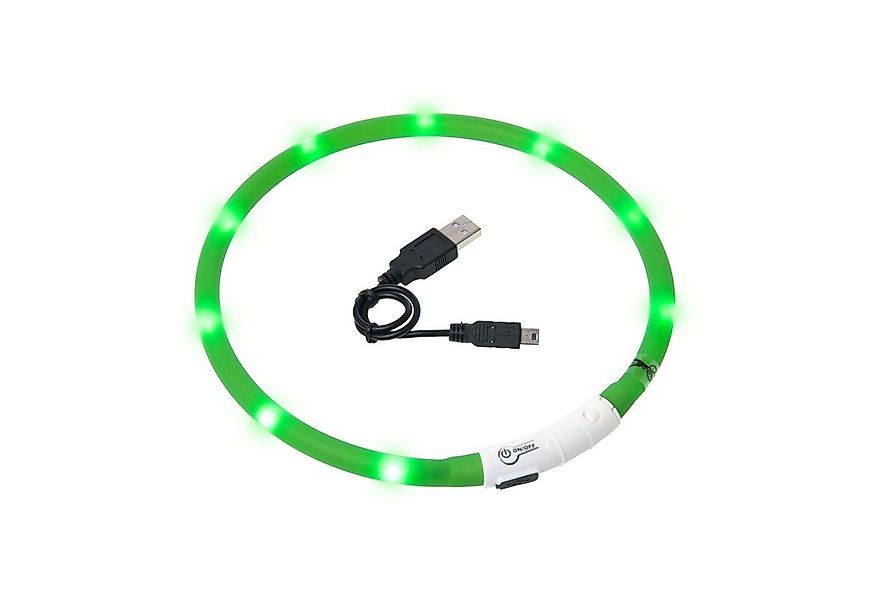 Karlie Hunde-Halsband Visio Light LED Schlauchhalsband für Hunde grün günstig online kaufen