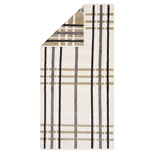 Cawö Handtücher Noblesse Check 1089 - Farbe: natur - 33 - Handtuch 50x100 c günstig online kaufen