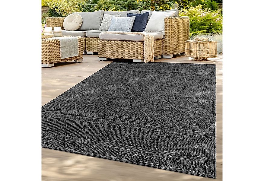 TT Home Teppich, Läufer, Höhe: 4 mm, In-& Outdoor Teppich Wetterfest Balkon günstig online kaufen