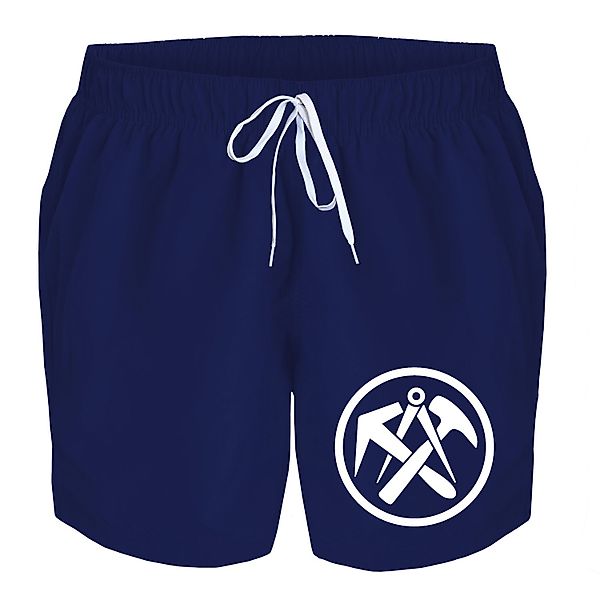 deinshirt Badehose Schwimmshorts Dachdecker Integrierter Netz-Slip, günstig online kaufen