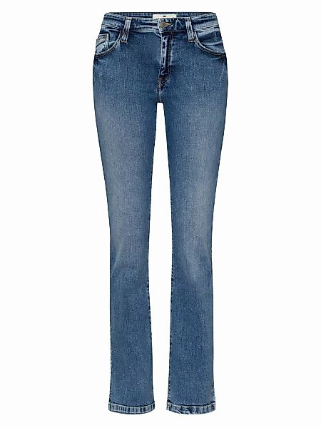 Cross Jeans Damen Jeans LAUREN - Bootcut - Blau - Medium Blue Denim günstig online kaufen