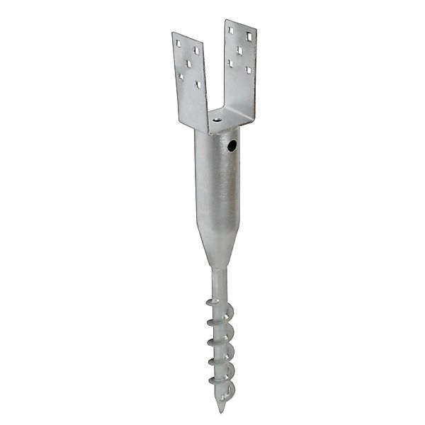 TRUTZHOLM 6x U Profil Bodenhülse Zum Einschrauben 8x8cm 67,5cm Länge Feuerv günstig online kaufen