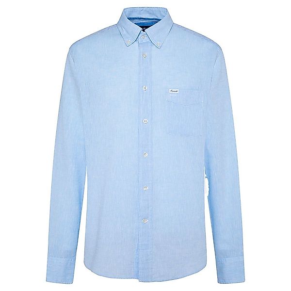 FaÇonnable Club Button Back Faco Applique Shirt XL Summer Blue günstig online kaufen
