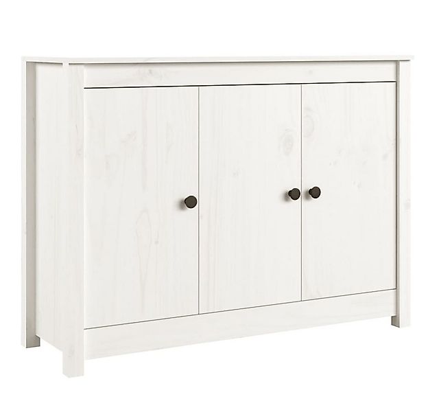 vidaXL Sideboard Sideboard Weiß 100x35x74 cm Massivholz Kiefer (1 St) günstig online kaufen