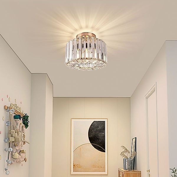 BlingBin Deckenleuchte Moderne Kristall Deckenleuchte Kronleuchter günstig online kaufen