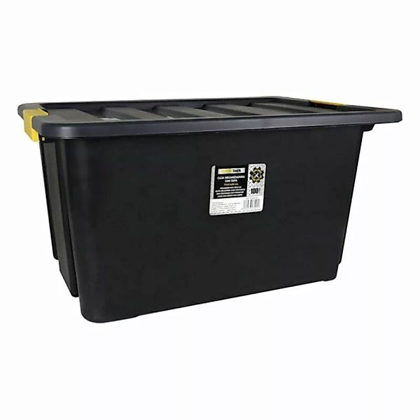 Aufbewahrungsbox Mit Deckel Bricotech (100 L) (75 X 51 X 39 Cm) günstig online kaufen