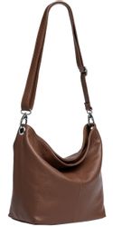 Caspar Schultertasche Klassische Damen Leder Handtasche günstig online kaufen
