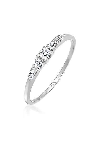 Elli DIAMONDS Verlobungsring Verlobung Diamanten (0.14 günstig online kaufen