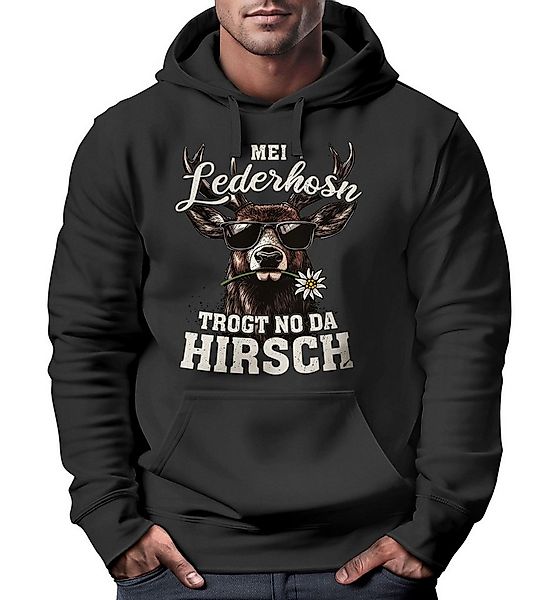 MoonWorks Hoodie Hoodie Herren Tracht Hirsch Lederhose Pirsch Volksfest Out günstig online kaufen