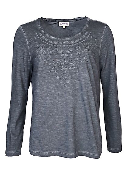 Deerberg Langarmshirt Lonnisa Stickdetails günstig online kaufen